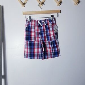 NWT BOY'S RED WHITE AND BLUE SHORTS SIZE 5T
